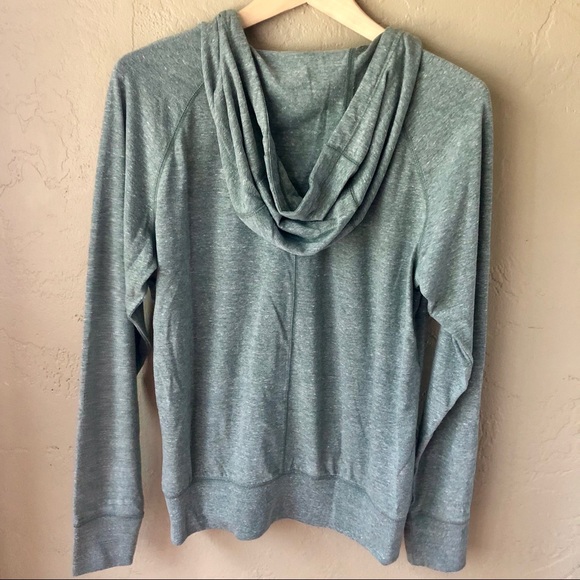 Nike Vintage Green Just Do It Jersey Knit Hoodie - Picture 3 of 5